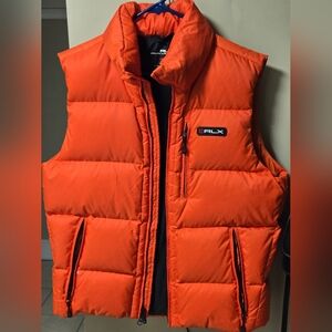 Ralph Lauren Men's Vibrant Orange Puffer Vest